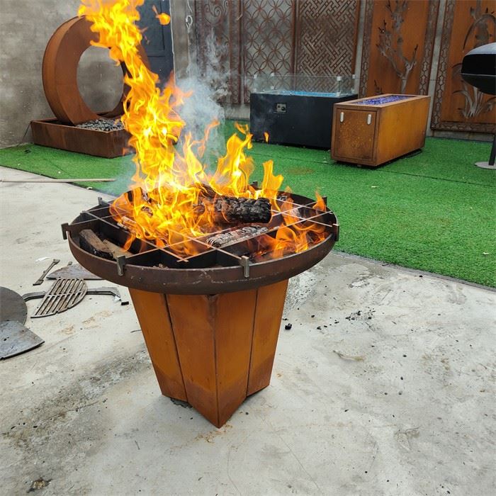 Art Of Outdoor Cooking Corten Steel Bbq Grill