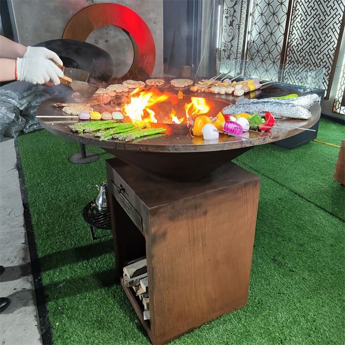 Better Bbq Experience With Kw Corten Steel Bbq Grill
