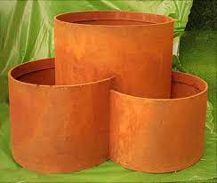 Corten Steel Landscape Edg sodo apvadai