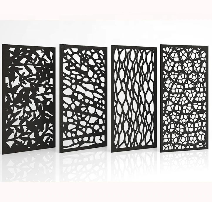 Laser Cut Metal Folding Privacy Screen
