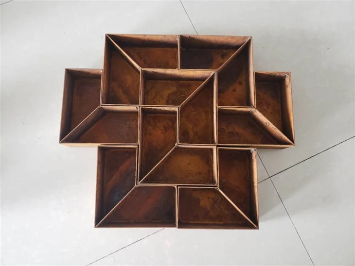 Outdoor Corten Steel Flower Planter Pot