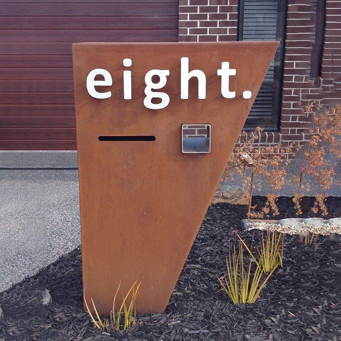 Customized Corten Steel Mailbox