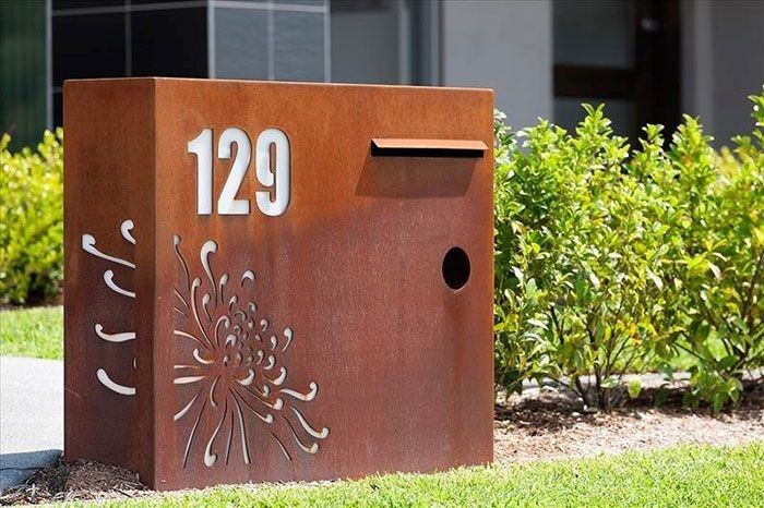 Customized Corten Steel Mailbox