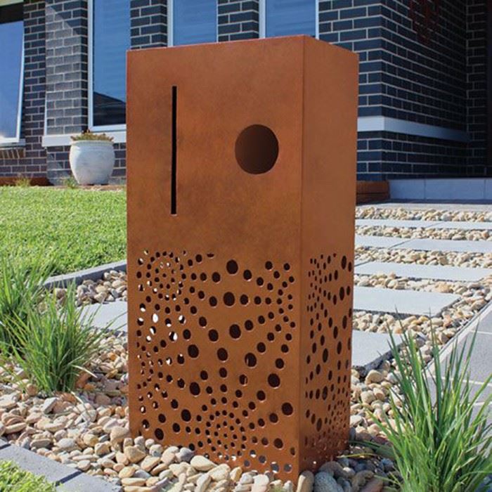 Customized Corten Steel Mailbox
