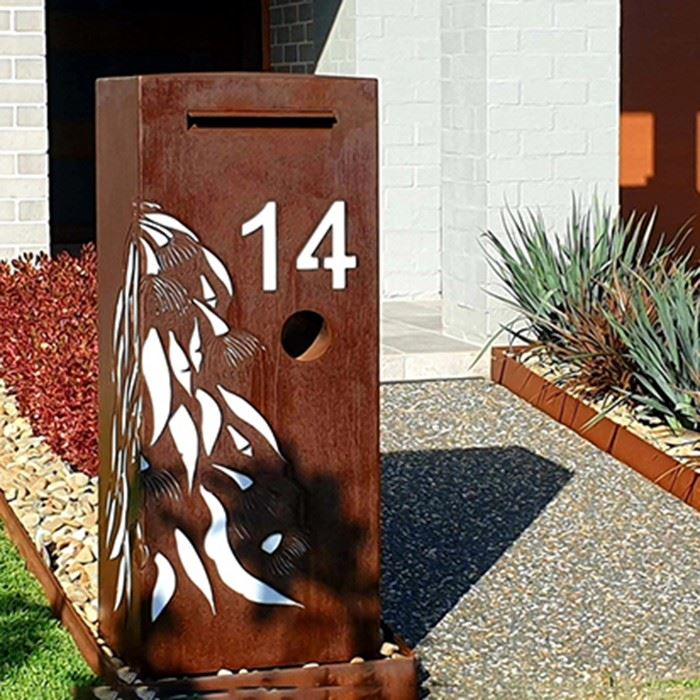 Customized Corten Steel Mailbox